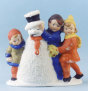 Antique German Snowman and Snow Baby